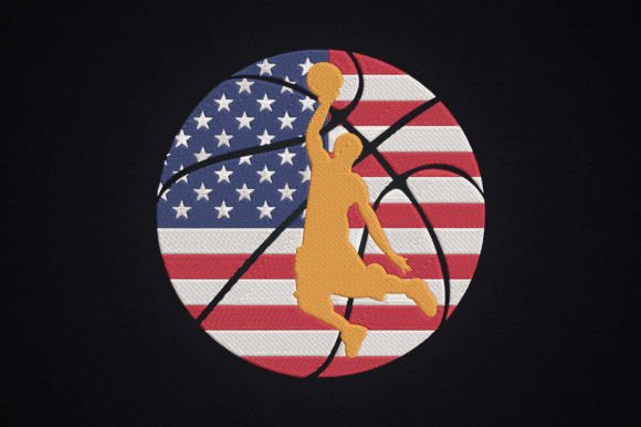 Basketball 4th of July American Flag Review