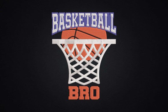 Basketball Bro Sports Fan Embroidery Review