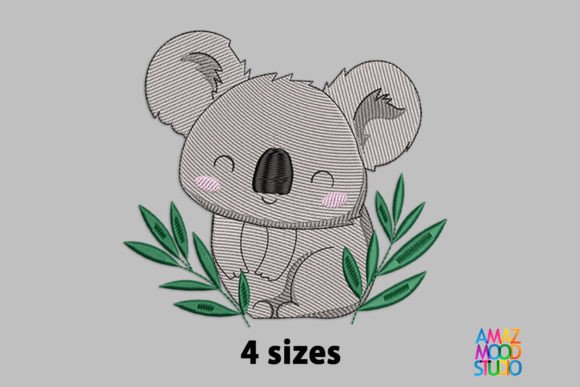 Cute Koala: A Cozy Holiday Embroidery Gem