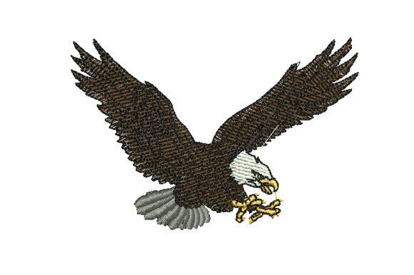Eagle Swooping Prey: A Seasonal Embroidery Review