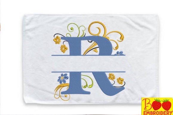 Floral Letter R: A Designer's Take on Seasonal Embroidery