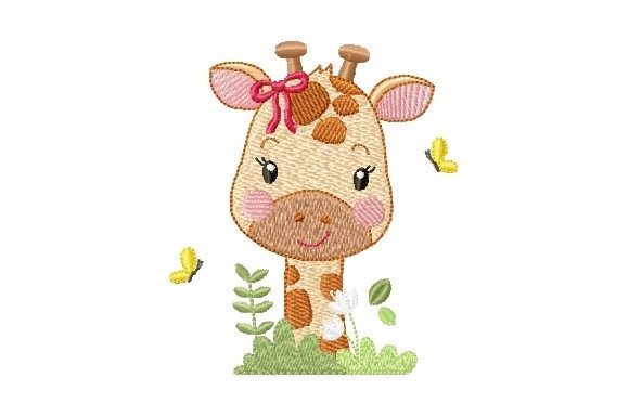 Giraffe Girl Embroidery Review for Real Projects