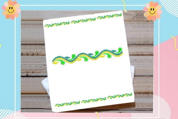 Green Border Embroidery Design Review
