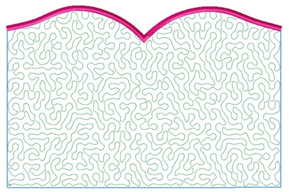 Pocket Pillow Stippling Pattern Review