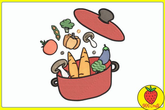 Pot Kitchen Embroidery Design Review