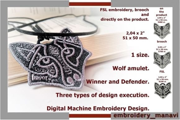 Review: FSL Pendant Brooch Wolf for Real Projects