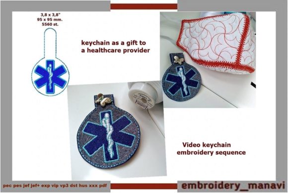 Review: Keychain with Medical Symbols for Holiday Sales