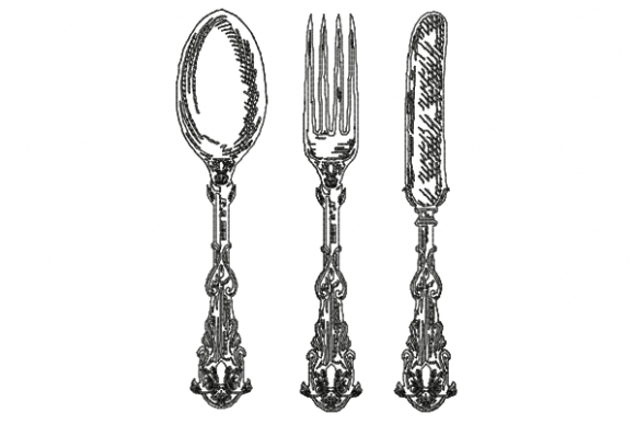 Spoon Fork Knife Embroidery Design Review